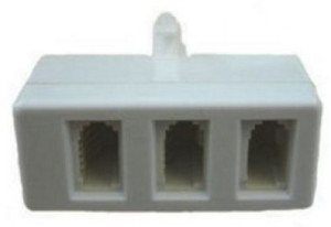 Phone Socket Tripler (For Answering Machine, Etc)