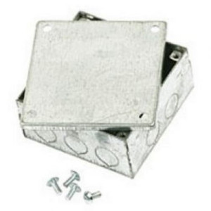 ADA662G Galvanised Steel Adaptable Box With Knock-Outs 6" x 6" x 2"