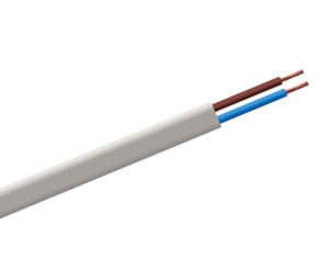 2192Y 0.75mm2 2 Core Oval Flexible Cable, 6 Amps