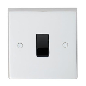 1Gang 20Amp D.P. Satin Chorme R03.805.SCBK