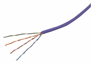 SECURIFLEX CAT5UTP-LSZH-305 CAT5E Data Cable UTP 4 Pair Solid Copper Purple 305m
