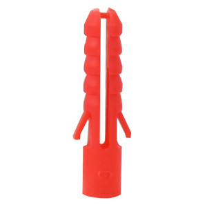 MAXIFIX 240131 6MM Red Plastic Wall Plugs 100PC
