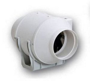 Xpelair XPXIM100 100mm (4") Inline Mixed Flow Extract Fan, 91252AW