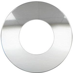 Megalux 401FPOC Standard Bezel Spotlight Hole Converter Steel Polished Chrome