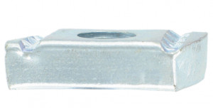 DELIGO CNM6 Plated Steel Channel Nut Without Spring Thread M6 Zinc & Clear