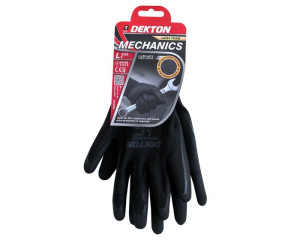 Dekton DT70799 Latex Foam Ultra Grip Tradesman Working Gloves Size 9/L 12 PC