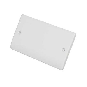 Thrion SLBL2 high-Quality Slimline White Double Gang Blank Plate