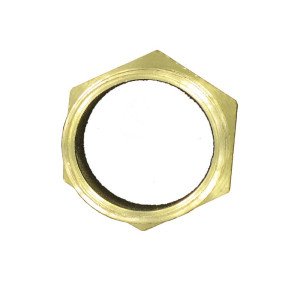 Deligo BLN25 Hexagonal Shape Lock Nut Brass 25mm