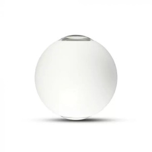 V-TAC VT218301 6W LED Up-Down Wall Light Warm White 3000K - Aluminium White Body (VT-836)