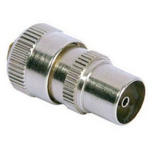Male Co-Axial Plug Aluminum