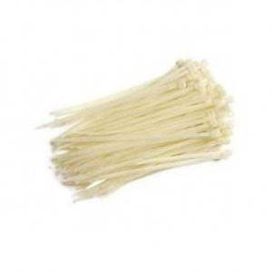 PARTEX CT12048W 120mm x 4.8mm Self-Locking Nylon Cable Ties White