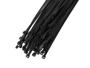 PARTEX CT12048B 120mm x 4.8mm Self-Locking Nylon Cable Ties Black
