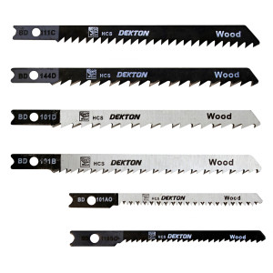DEKTON 10PC JIGSAW BLADE B & D STYLE SET