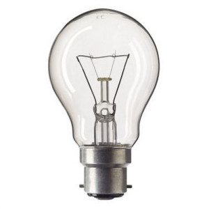 60W 110V BC Clear Gls Lamp