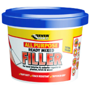 Everbuild All Purpose Ready Mixed Filler 1KG - White, RMFILL1