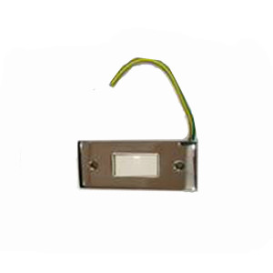 Polished Chrome 1 Gang Architrave Switch