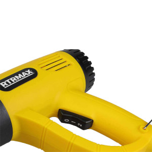 RTRMAX RTM303A Professional Hot Air Gun Variable Temperature Brown Box 2000W