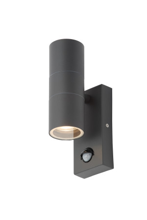 Forum ZN-29179-ANTH Leto 2lt with PIR Outdoor Light Anthracite