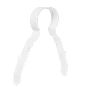 LINIAN 1LCW911 9 to 11mm Single Fire Clip White (Pack of 100)