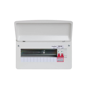 FuseBox F2011M Metal 100A Main Switch Board-11 Way