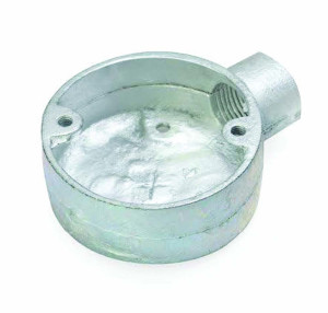 DELIGO STEBOX20G Twenty Millimeter Conduit One Way Galvanized Mall Box Terminal