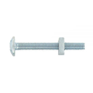 Deligo RB620 Bright Zinc Plated Roofing Nuts & Bolts M6 x 20mm 200PC
