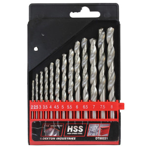 DEKTON 13PC HSS DRILL SET 2MM TO 8MM