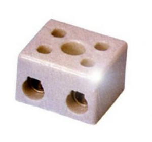 15A 1 Way Porcelain Connector Block