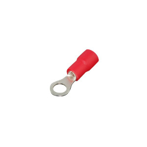 RONBAR RTR4.3 High-Quality 4.3mm Insulated Ring Terminal Tin plated Copper Red