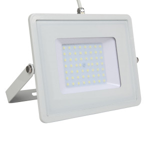 V-TAC VT411 Outdoor LED Floodlight With SMD Samsung Chip 6400k White Body 50W