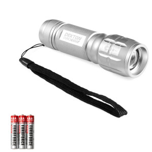 DEKTON DT50547 Pro Light XT160 Tactical Torch 160 Lumens Hand Flashlight