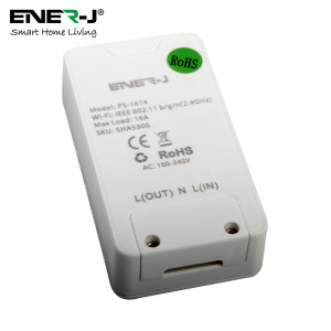ENER-J SHA5300 Smart Wi-Fi Switch Compatible Alexa and Google Home Voice Control