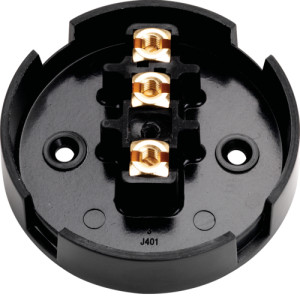 Hager KLIK 30 Amp Junction Box Selective Entry 3 Terminal, Brown