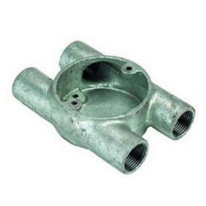 20mm Galv Twin Through Branch H