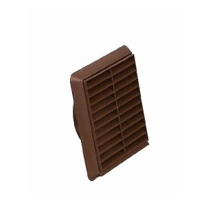 VERPLAS GFS425BR High Quality Brown 4 Inch Fixed Shutter Grille Fan With Fly screen