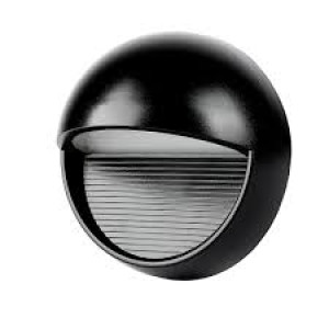 V-TAC VT1404 Indoor/Outdoor LED Step Light 3000k Black Body Round 3w (Vt-1182)