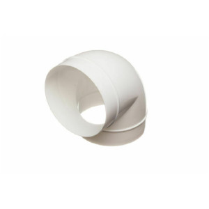 Verplas RD690 90 Degree Elbow Pipe Bend Plastic Ventilation Tube Connector 150mm Round