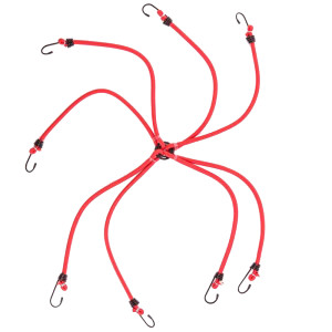 DEKTON 6 ARM 40'' X 8MM SPIDER HOOK BUNGEE COR