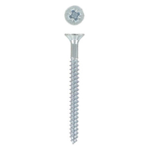 Deligo HE10250 Professional Pozi Countersunk Twin thread Woodscrew BZP 10 X 2 1/2"