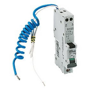 MK Electric RCBO Solid Neutral White Type B 1-Module 40amp 230V 30mA 6kA7937S