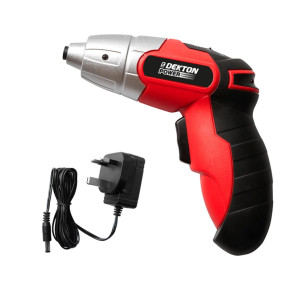 Dekton Power 600020 Electrical Temperprof 3.6V Cordless Screwdriver 103pc set with Aluminum Storage Box
