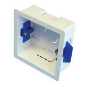 Appleby SB632 1 Gang 47mm Dry Lining/Cavity Wall Mounting Wall Box - White