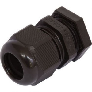 25TRSG - 25mm TRS Gland With Locking Nut (GREY)