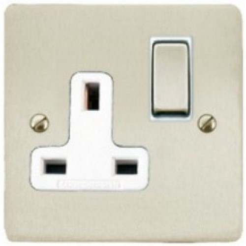Single Socket Snw Satin Nickel T05.840.SNW