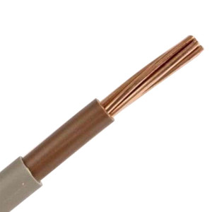 6181Y 25.0mm2 Brown Meter Tail, 110 Amps, 1m