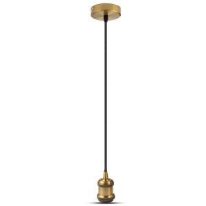V-TAC VT3841 High Quality Metal Pendant Light E27 Holder Brown Bronze (VT-7555)