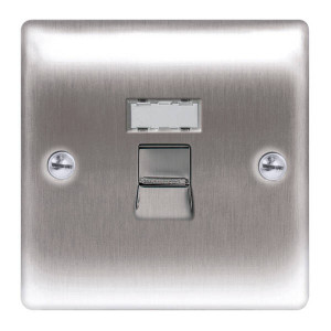 1G Rj45 Socket Satin Nickel Y05.268.W