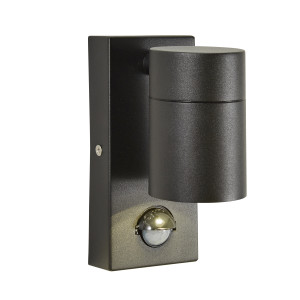 Forum ZN-37938-BLK Leto GU10 Fixed Up Or Downlight With Pir Sensor Black