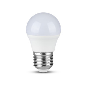 V-TAC VT857 5.5W LED Light G45 Plastic Bulb E27 Base Samsung Chip White 3000K
