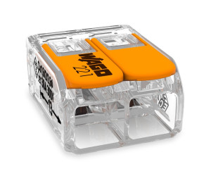 Wago 221-612 Compact 2 Lever Connector Terminal Block 6mm (Box of 50)